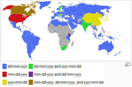 Common Date Formatting by Country - Wikipedia